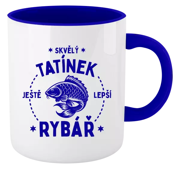 Hrnek Skvělý tatínek a ještě lepší rybář