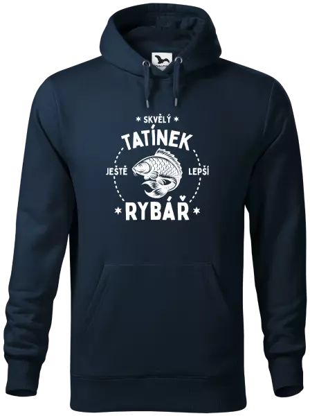 Pánská mikina Skvělý tatínek a ještě lepší rybář