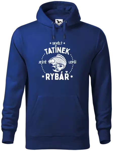Pánská mikina Skvělý tatínek a ještě lepší rybář