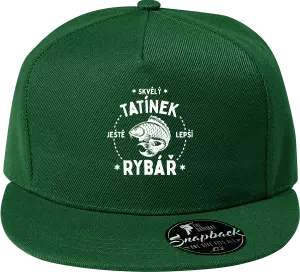Snapback kšiltovka Skvělý tatínek a ještě lepší rybář