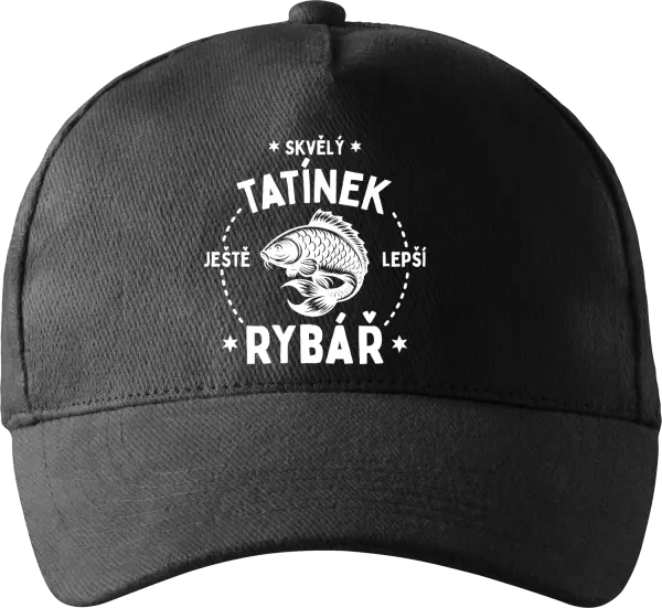Kšiltovka Skvělý tatínek a ještě lepší rybář