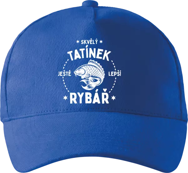 Kšiltovka Skvělý tatínek a ještě lepší rybář