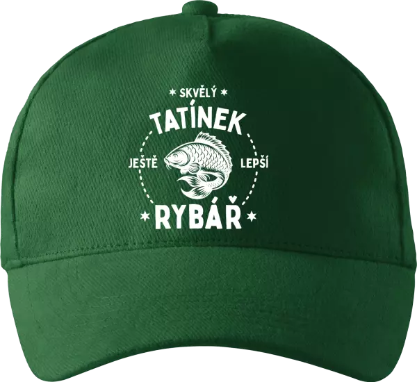 Kšiltovka Skvělý tatínek a ještě lepší rybář