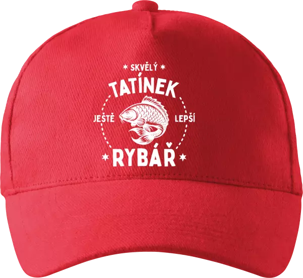 Kšiltovka Skvělý tatínek a ještě lepší rybář