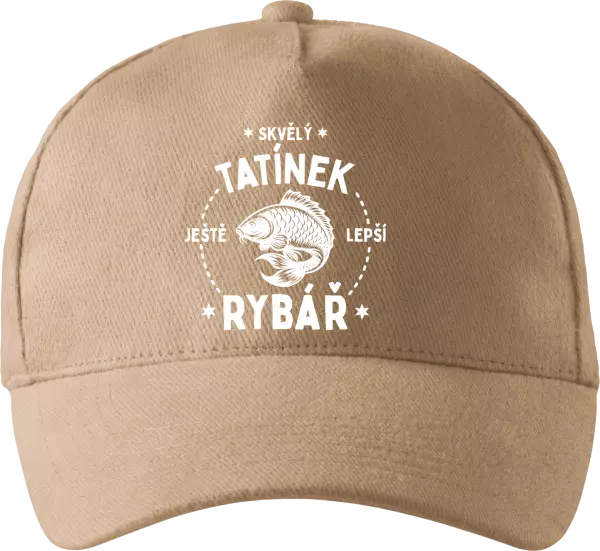 Kšiltovka Skvělý tatínek a ještě lepší rybář