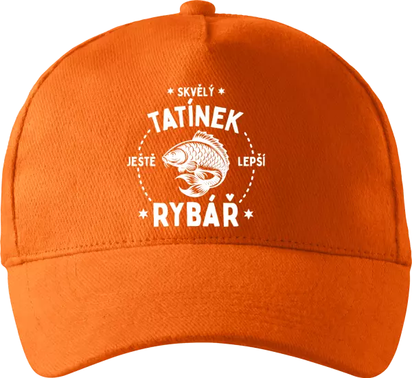 Kšiltovka Skvělý tatínek a ještě lepší rybář