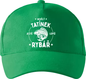 Kšiltovka Skvělý tatínek a ještě lepší rybář