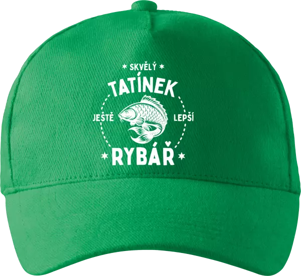 Kšiltovka Skvělý tatínek a ještě lepší rybář