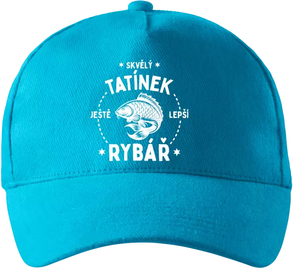 Kšiltovka Skvělý tatínek a ještě lepší rybář
