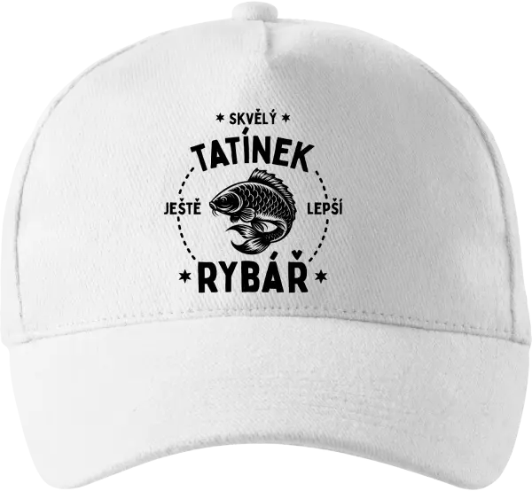 Kšiltovka Skvělý tatínek a ještě lepší rybář