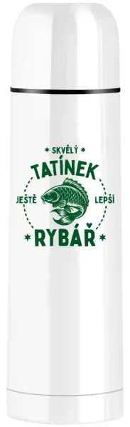 Termoska Skvělý tatínek a ještě lepší rybář