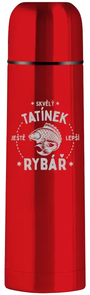 Termoska Skvělý tatínek a ještě lepší rybář