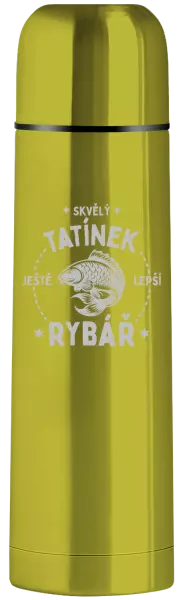 Termoska Skvělý tatínek a ještě lepší rybář