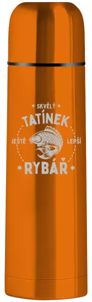 Termoska Skvělý tatínek a ještě lepší rybář