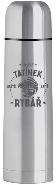 Termoska Skvělý tatínek a ještě lepší rybář