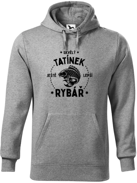 Pánská mikina Skvělý tatínek a ještě lepší rybář