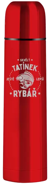 Termoska Skvělý tatínek a ještě lepší rybář