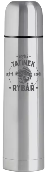 Termoska Skvělý tatínek a ještě lepší rybář