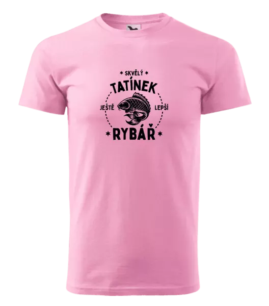 Pánské tričko Skvělý tatínek a ještě lepší rybář