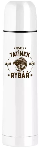 Termoska Skvělý tatínek a ještě lepší rybář
