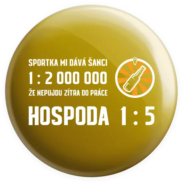 Placka Sportka mi dává šanci, že nepůjdu do práce
