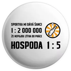 Placka Sportka mi dává šanci, že nepůjdu do práce