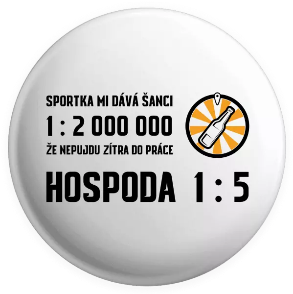 Placka Sportka mi dává šanci, že nepůjdu do práce