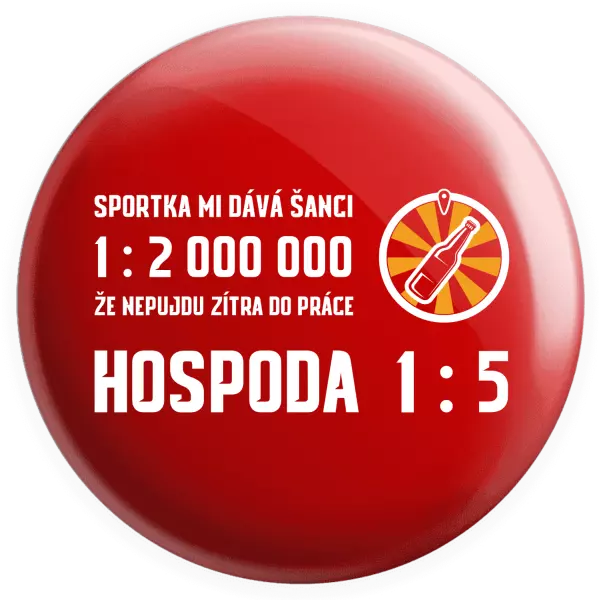 Placka Sportka mi dává šanci, že nepůjdu do práce