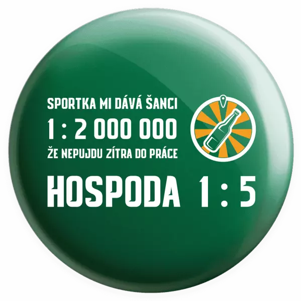 Placka Sportka mi dává šanci, že nepůjdu do práce