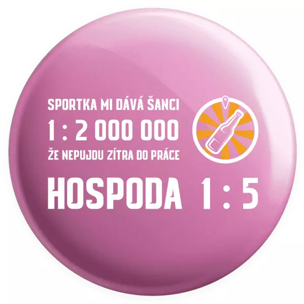 Placka Sportka mi dává šanci, že nepůjdu do práce