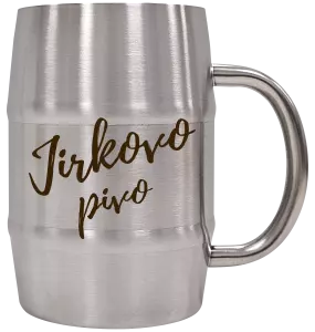 Nerezový chladicí půllitr Pivo se jménem