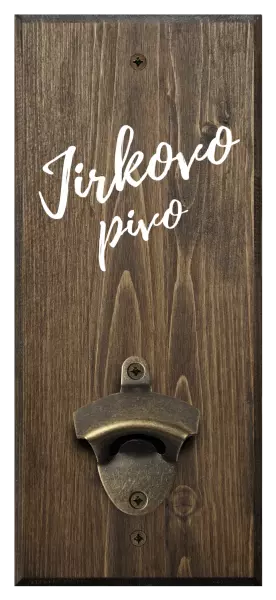 Nástěnný otvírák Pivo se jménem