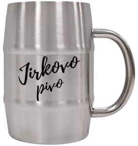 Nerezový chladicí půllitr Pivo se jménem