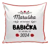 Polštář Jméno od narození, babička od roku