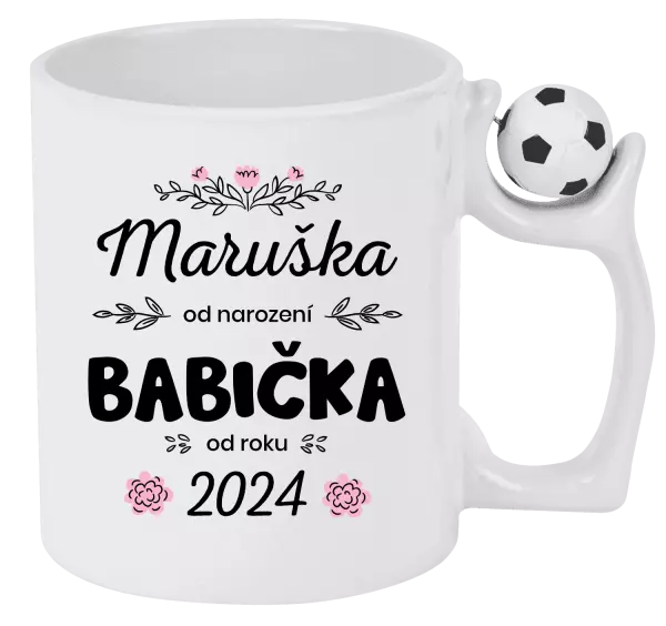 Hrnek Jméno od narození, babička od roku