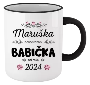 Hrnek Jméno od narození, babička od roku