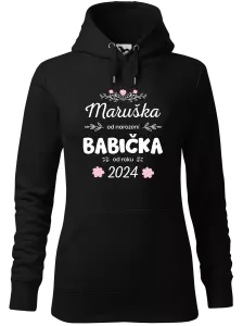Dámská mikina Jméno od narození, babička od roku