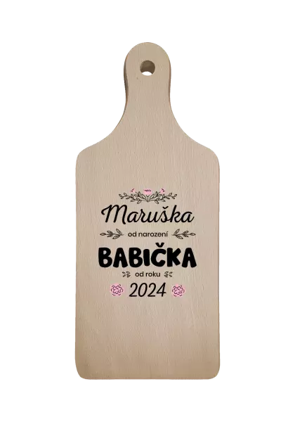 Prkénko Jméno od narození, babička od roku