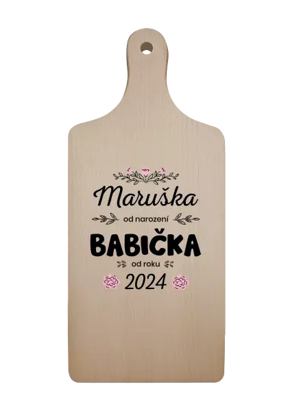 Prkénko Jméno od narození, babička od roku