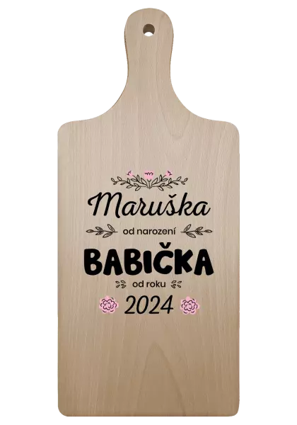 Prkénko Jméno od narození, babička od roku