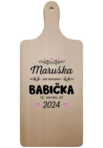 Prkénko Jméno od narození, babička od roku