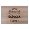 Bukové prkénko Jméno od narození, dědeček od roku