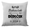Polštář Jméno od narození, dědeček od roku