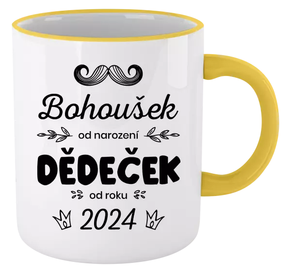 Hrnek Jméno od narození, dědeček od roku