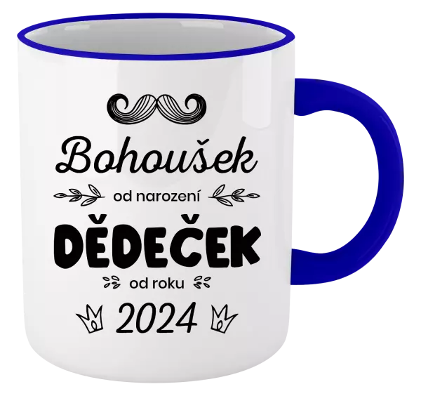 Hrnek Jméno od narození, dědeček od roku