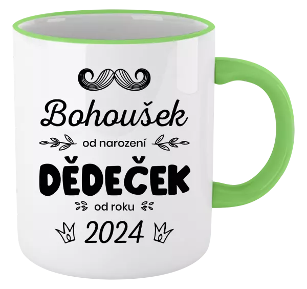 Hrnek Jméno od narození, dědeček od roku