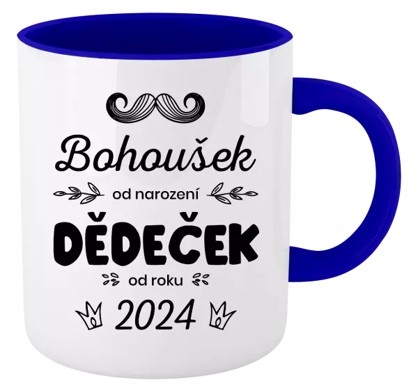 Hrnek Jméno od narození, dědeček od roku