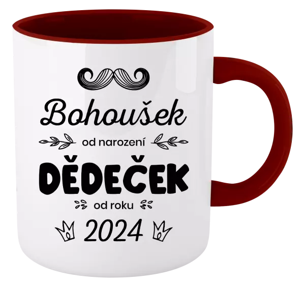 Hrnek Jméno od narození, dědeček od roku