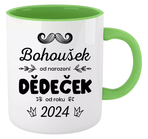 Hrnek Jméno od narození, dědeček od roku