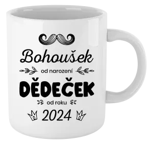 Hrnek Jméno od narození, dědeček od roku